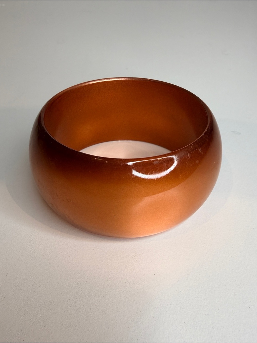 Orange moon glow bangle - Picture 2 of 4